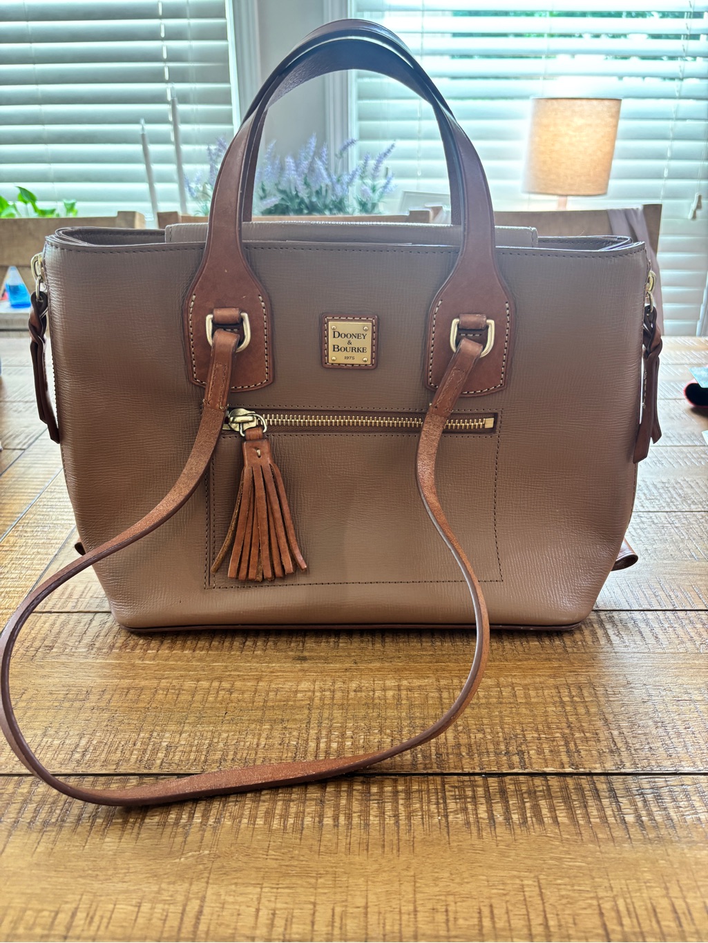 Dooney & Bourke Morgan Saffiano Leather Satchel / Shopper Tote